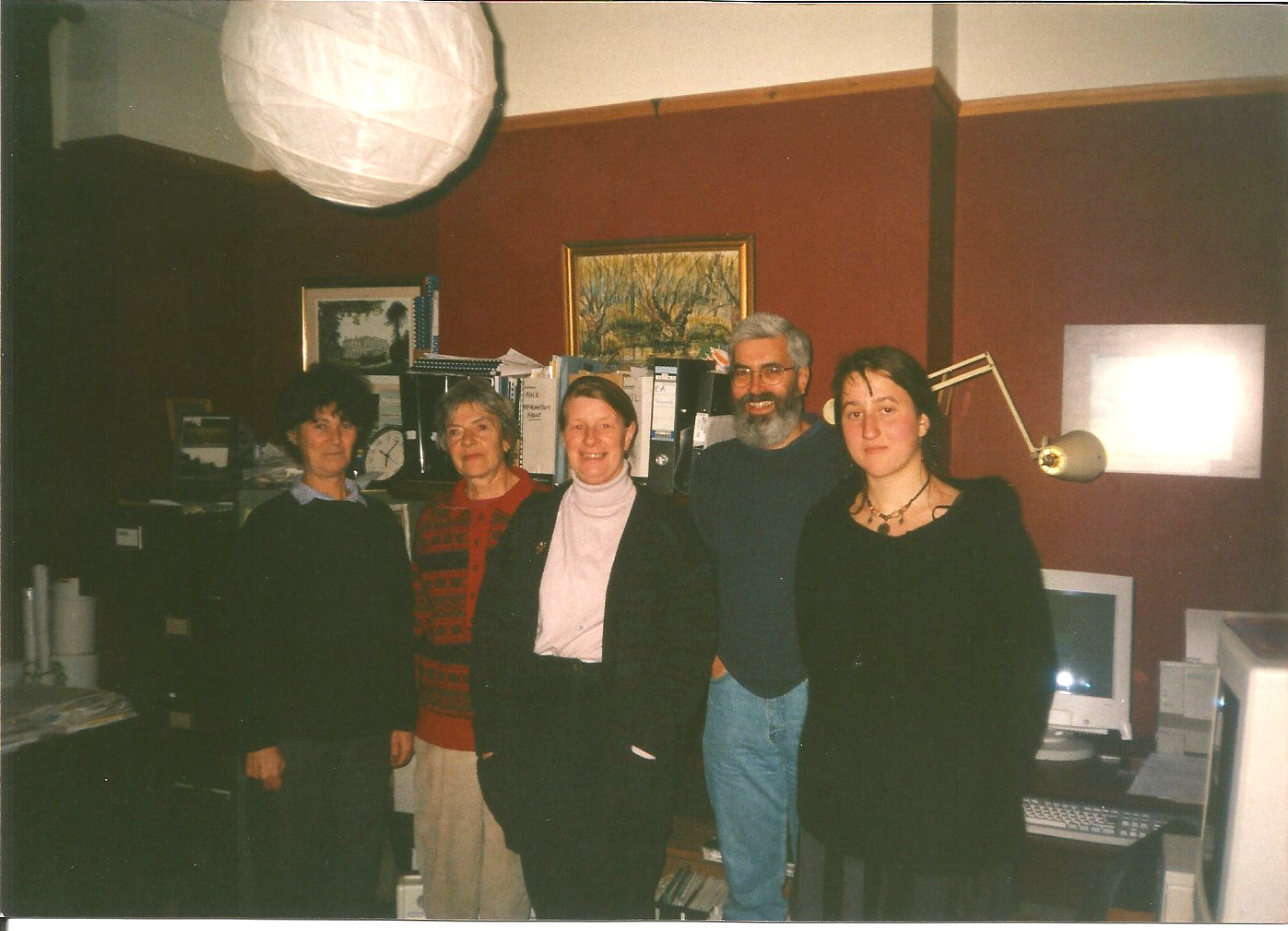 NIS Ofice Southampton (L-R) Di McDonald, Evelyn Parker, Rita Leighton, Duncan Barnett and Tania Zeigler