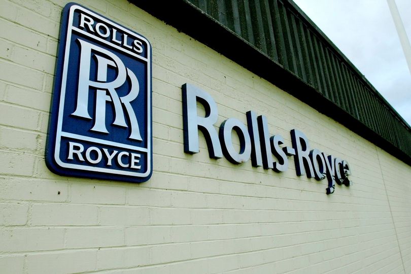 Sign outside Rolls-Royce Raynesway