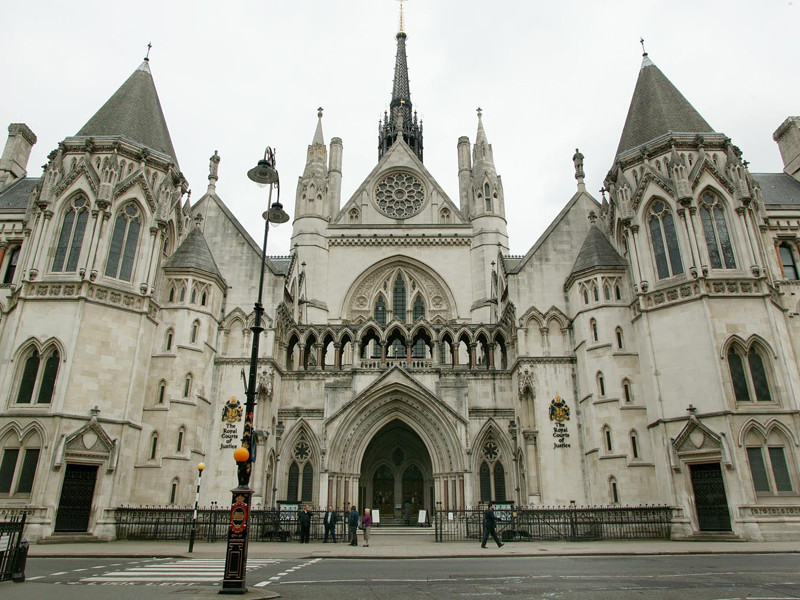 The Royal Courts of Justice in London