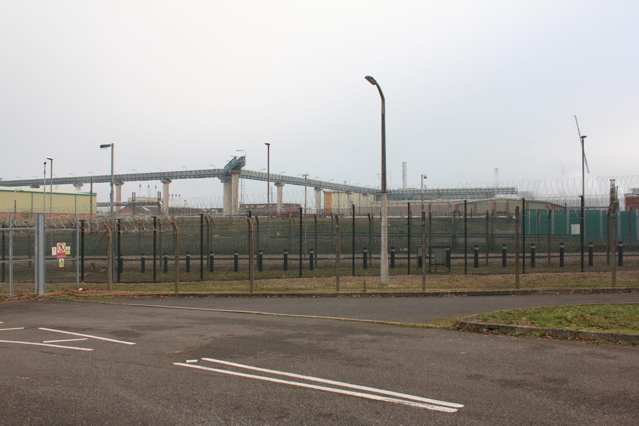 External view of the Citadel, Aldermaston, showing part of the waste management complex